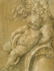 Putto con cornucopia